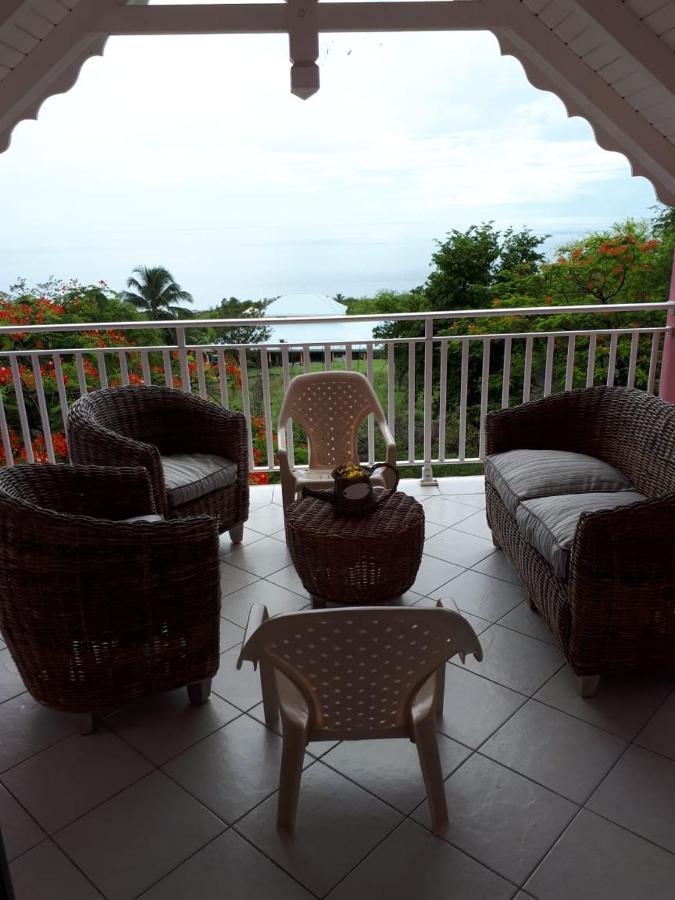 Habitation du Château d'Ô - Vue sur Mer Deshaies Exterior foto